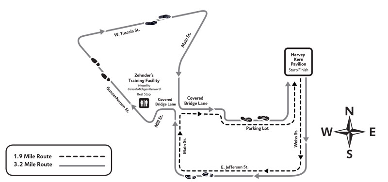 Frankenmuth MS Walk Map